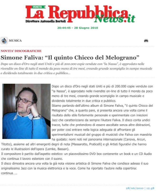 28.06.10-La Repubblica News